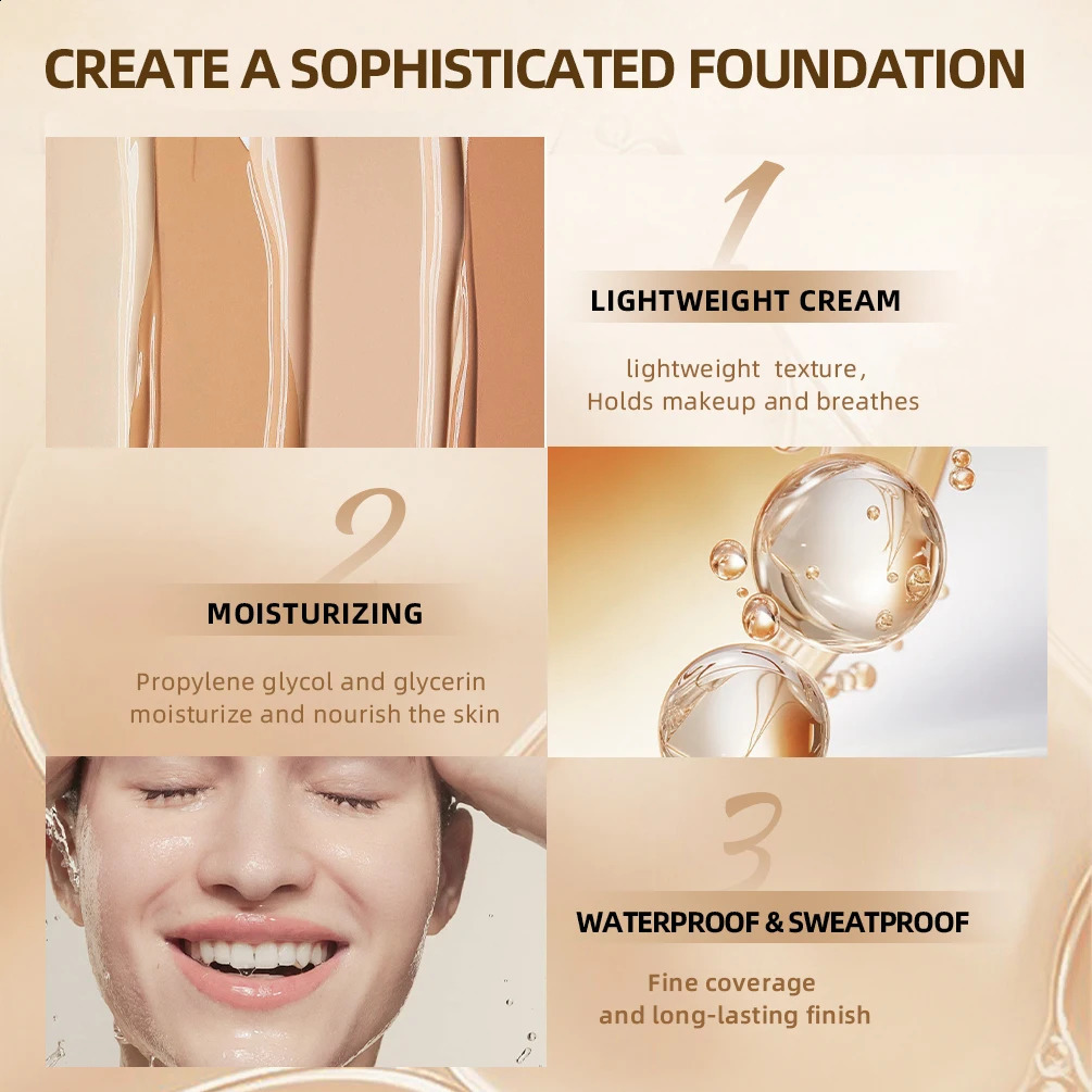 20ml liquid basic concealer waterproof oil control concealer basic cream cover dark circle skin care womens face makeup 240829