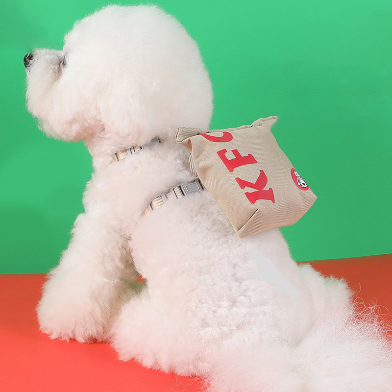 No Pull Dog Harness with 150cm Dog Leashes,Lightweight Soft Adjustable No Choke Escape Proof Pet Harnesses Vest with Hamburger