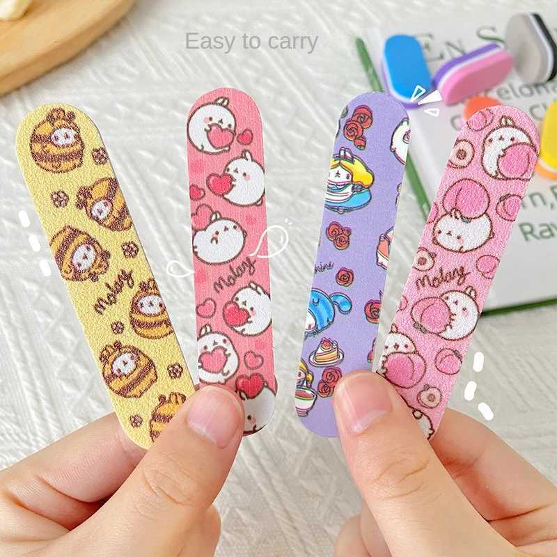 Durable nail file easy to carry 4.5 * 2.0cm Cute nail file Perfect nail file Cute appearance Sandpaper+eva+ps nail tool W240829