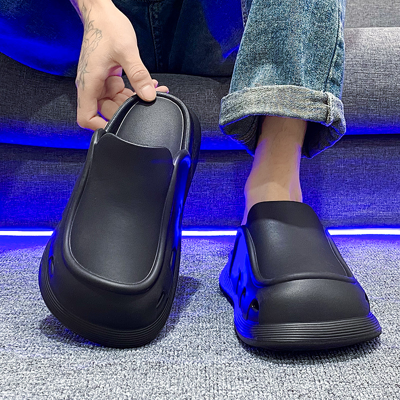 Fashion Men Slippers Slides Indoor Outdoor Sandals Beach Soft Thick Sole Slippers Casual Shoes Mens Flip-flops Home Slippers New