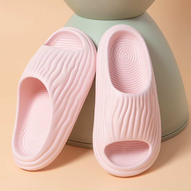 Women's thick-soled home slippers, comfortable solid color non-slip slippers, home light shoes, non-slip and durable