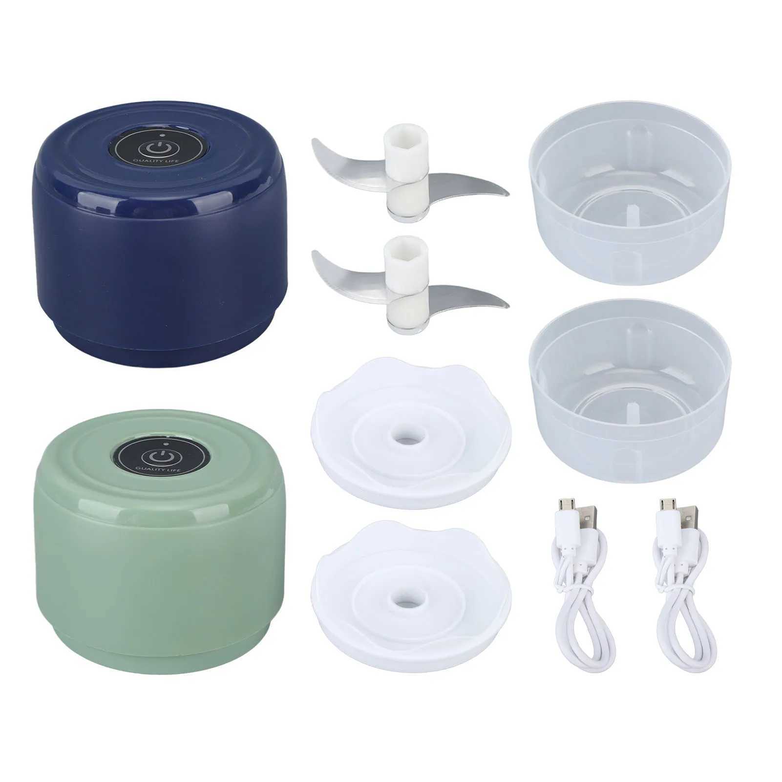 Electric garlic chopper mini cordless waterproof portable food chopper for onion ginger 100ml/250ml USB charging 5V M240830