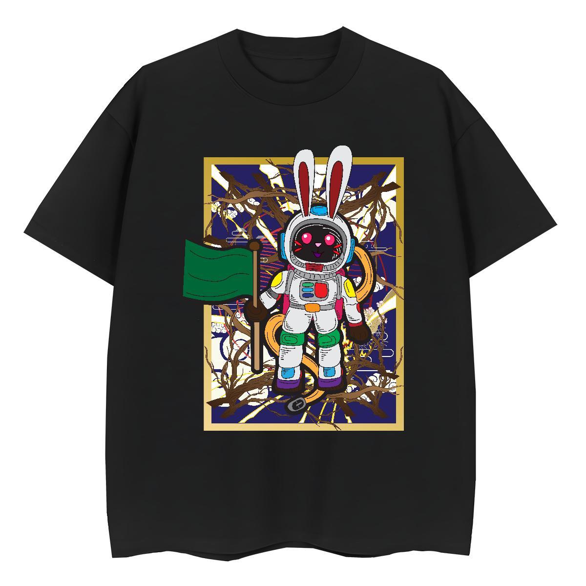 Popular Women Tshirts 230g 100% Cotton planet Casual Woman T Shirts Breathable Custom Print Oversized Tops Tees