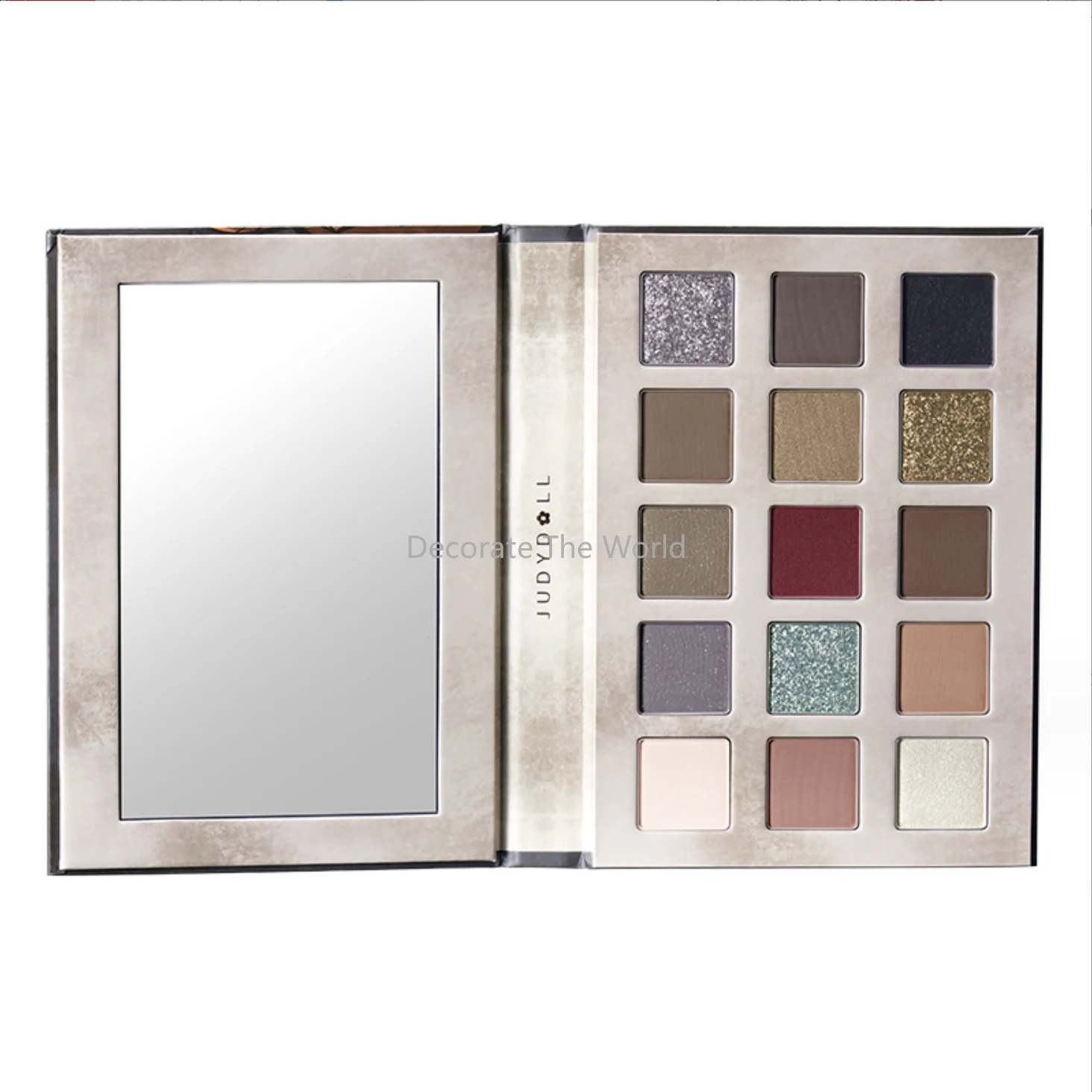 Judydoll Halloween limited edition rose codec 15 color eye shadow book matte earth color shimmer eye makeup eye shadow 240829