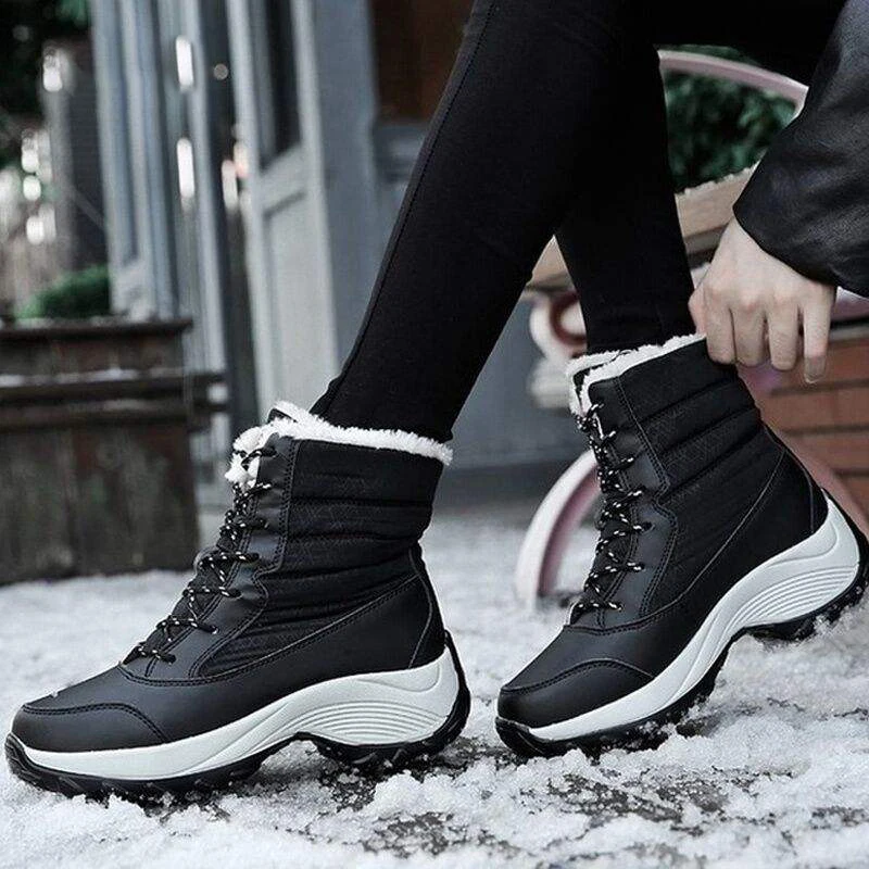 New 2024 Snow Anti Slip Designer Ankle Boots Platform Warm Plush Women's Winter Shoes Best Seller 5fc8
