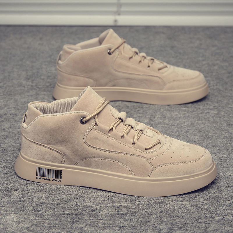 oxfords Casual lace up Footwear Breathable Outdoor fashion Male Sneakers Comfortable suede Leather Men Shoes 05d5