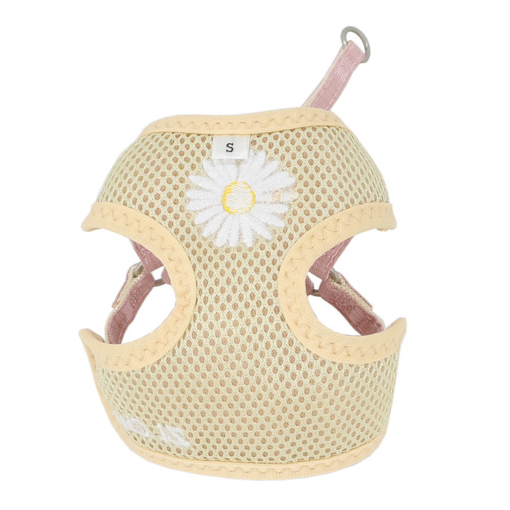 Embroidery Breathable and Leash Set, Adjustable Snack Bag, Cat Harness for S,M Dogs, Vest Leashes, Dog Supplies Free shipping