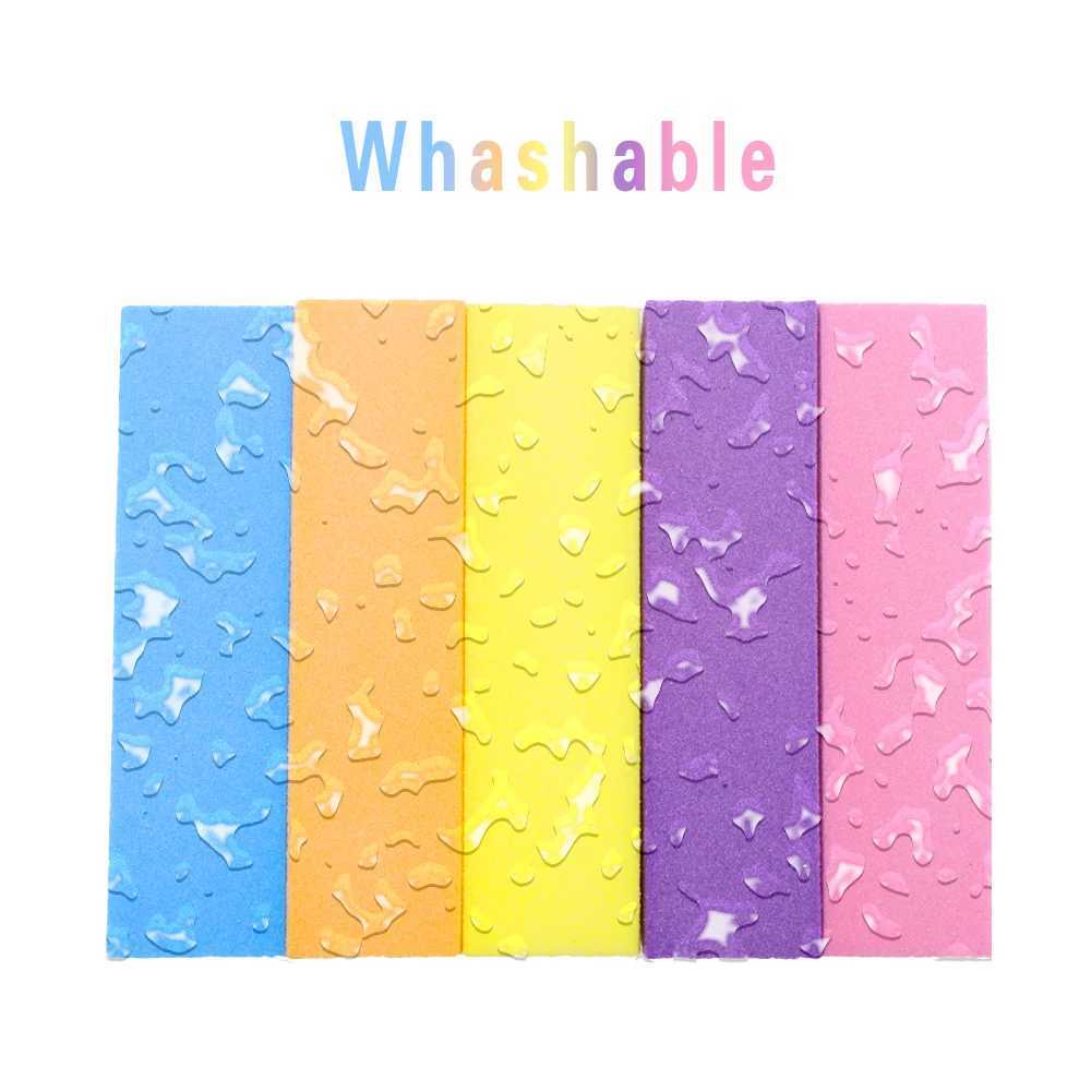 18 pieces/set of professional nail files and buffer zone set manual brush block nail buffer zone set Emery board polishing strip file equipment W24082