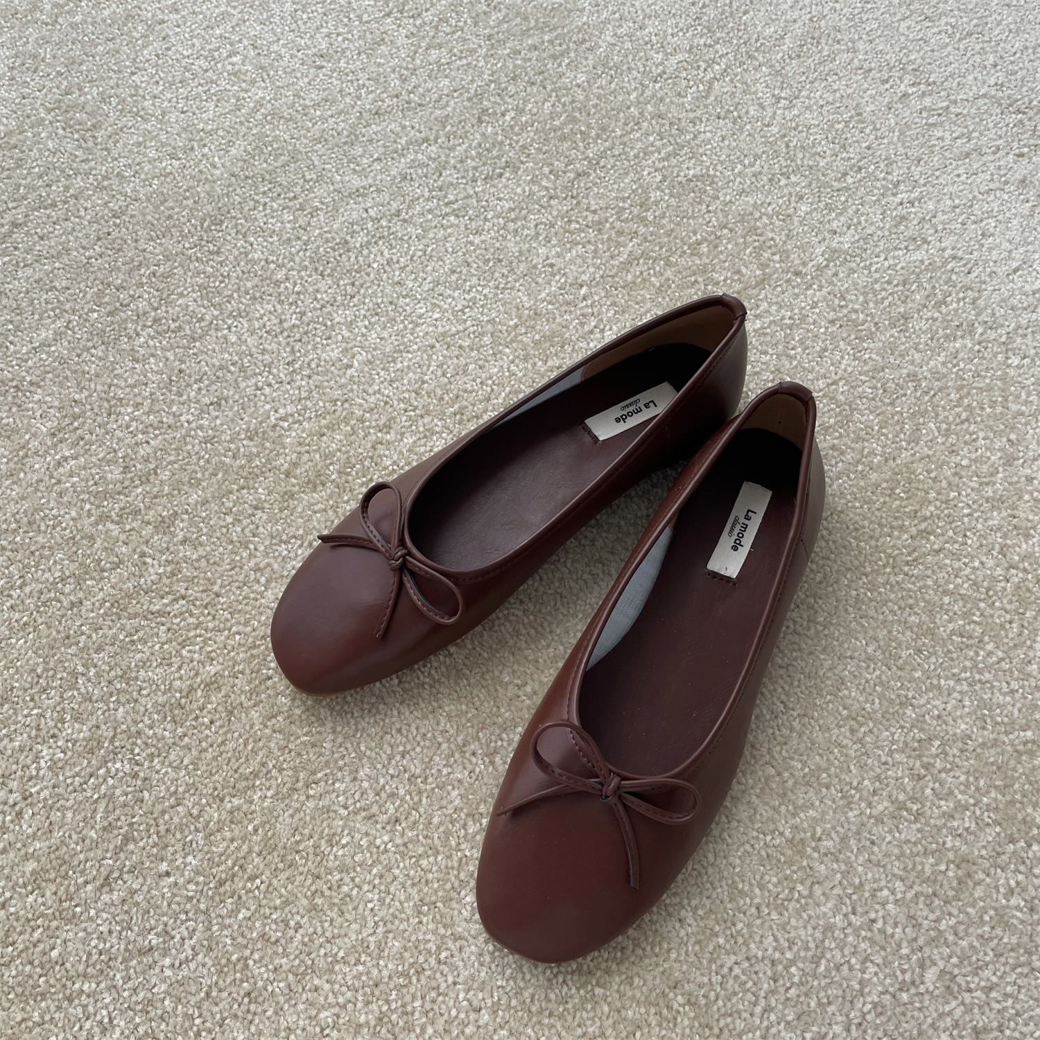 leather 30be9 soft bowtie moccasins round toe foldable shoes casual design leaopard slip on loafers women comfy ballet flats