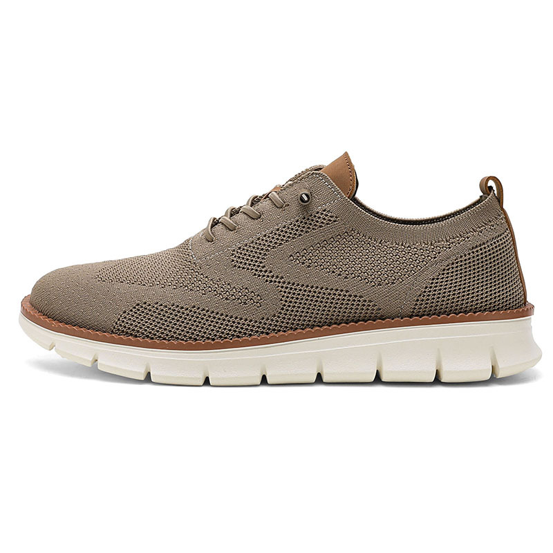Large size 48 popular British style men's shoes summer breathable sports shoes flying woven mesh shoes men's running trendy shoes