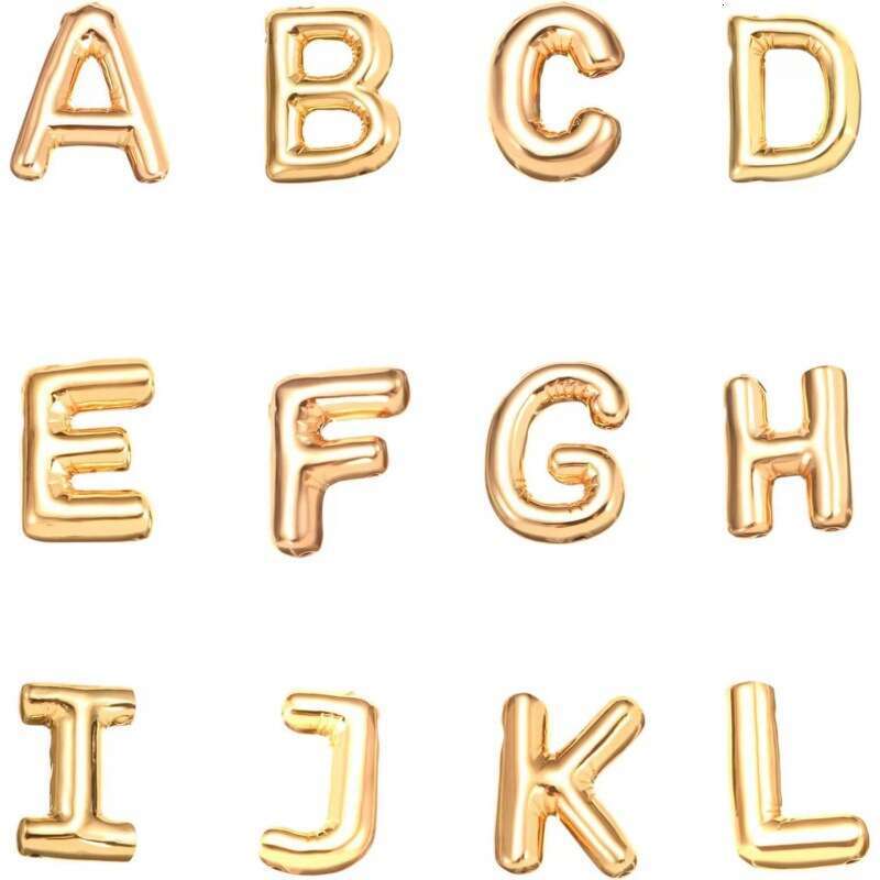 2024 INS hot selling balloon smooth letter necklace chubby pendant European and American fashion simple collarbone chain designer Necklace for women h