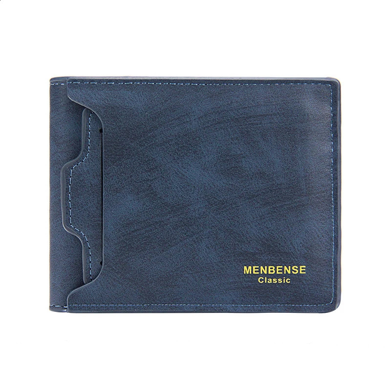 Men Wallet Purse Money Bag Fashion PU Soft Leather Mini Card Holder Hasp Coin Pocket Slim Multicard Mens 240830