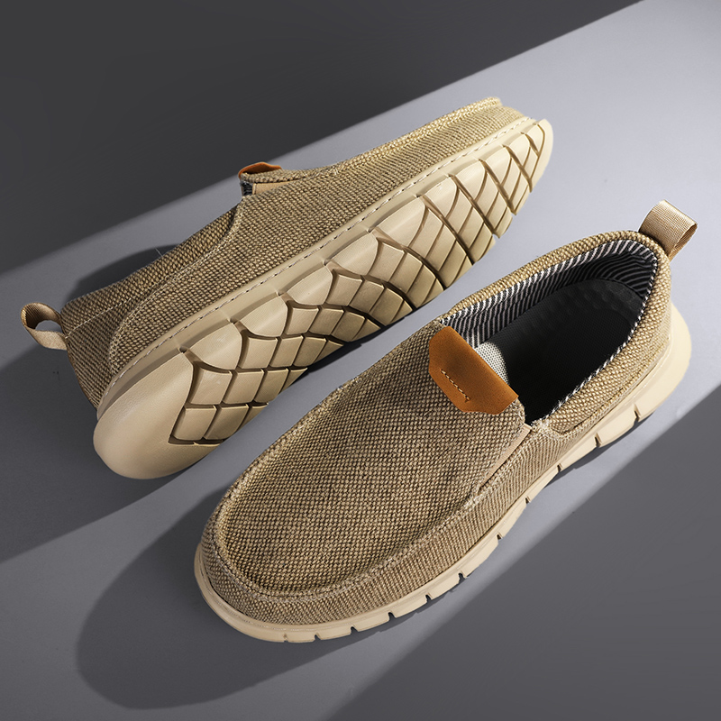 Summer Canvas Shoes for Men - Breathable, Ultralight, Comfortable Casual Sneakers 4 Comtable