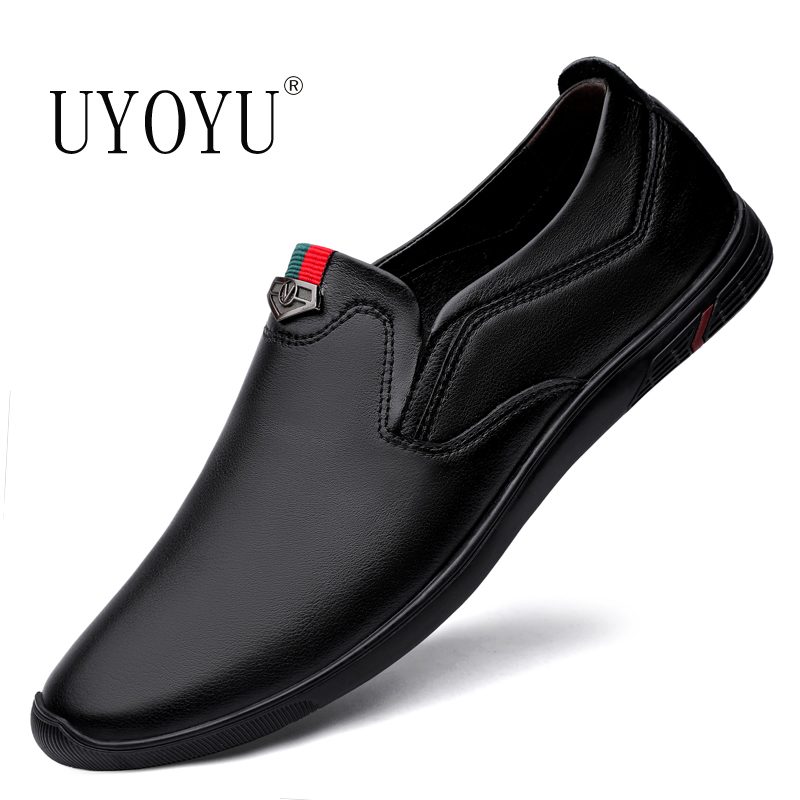 Cowhide Leather Mens Luxury Designer Casual Business Formal Loafers for Men Moccasins Italian Office Male Driving Shoes Sneakers