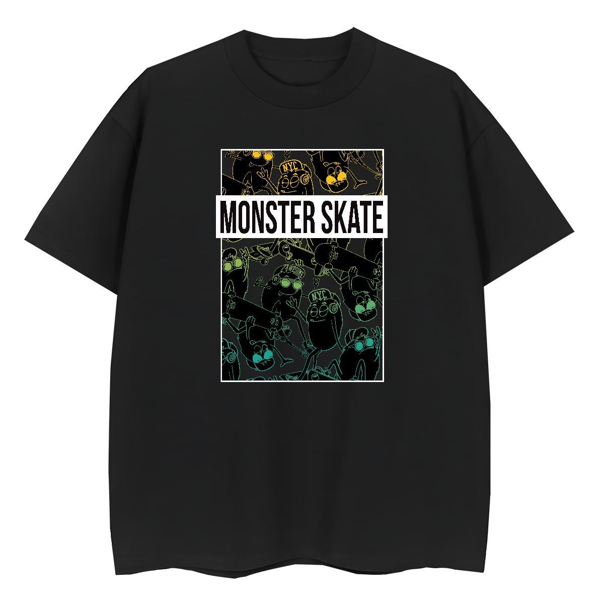 Brand Couples T Shirts 230g Pure Cotton USA Casual Beach T-Shirts Breathable Crew Neck Customized Tops Shirt