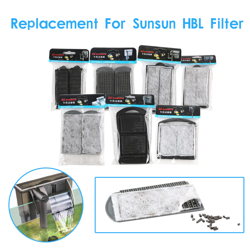 Sunsun Filter Accessories Aquarium Fish Tank Fishbowl Filtre External Water Turtle Carbon Cotton Sponge Filtro Hang On Waterfall