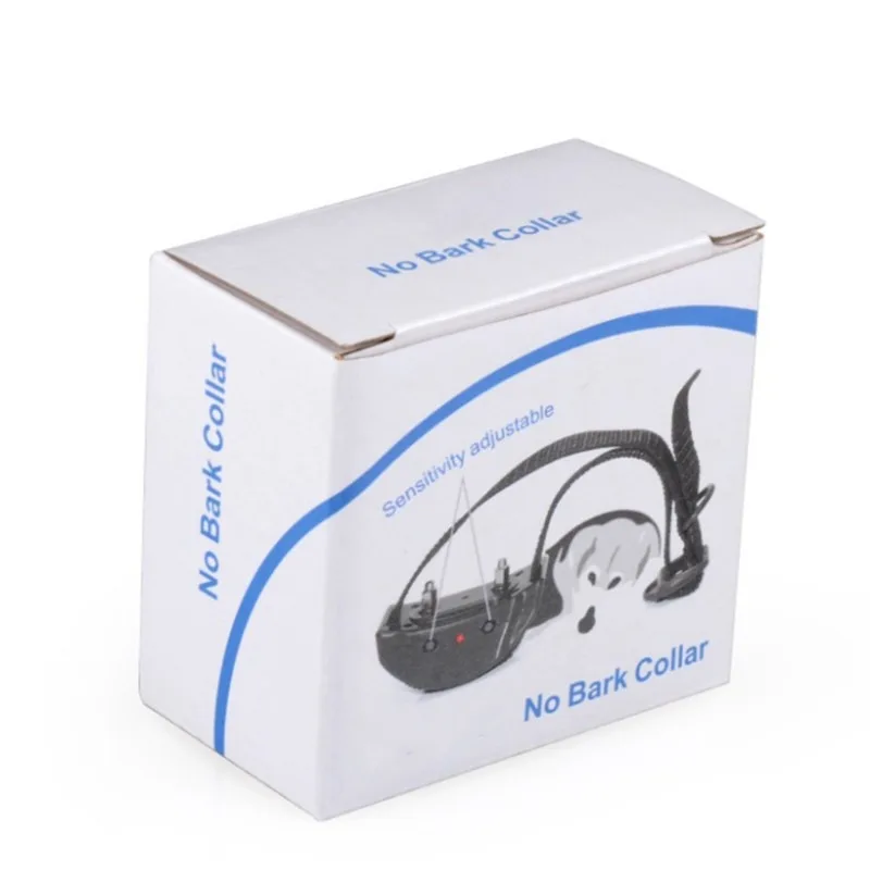 Electric Anti Bark Collar Small Pet Dog No Barking Tone Shock Training for Indoor Outdoor Little Dogs Teaching Tool