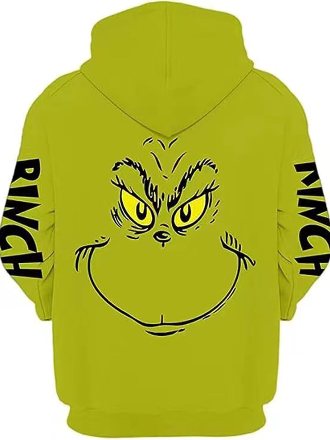 Hoodie for Mens Womens Unisex Green Hoodie Printed Sweatshirt Long Sleeves Casual Hoodie Pullover for Christmas Graphic Hoodies sweatshirt Pullover Lo