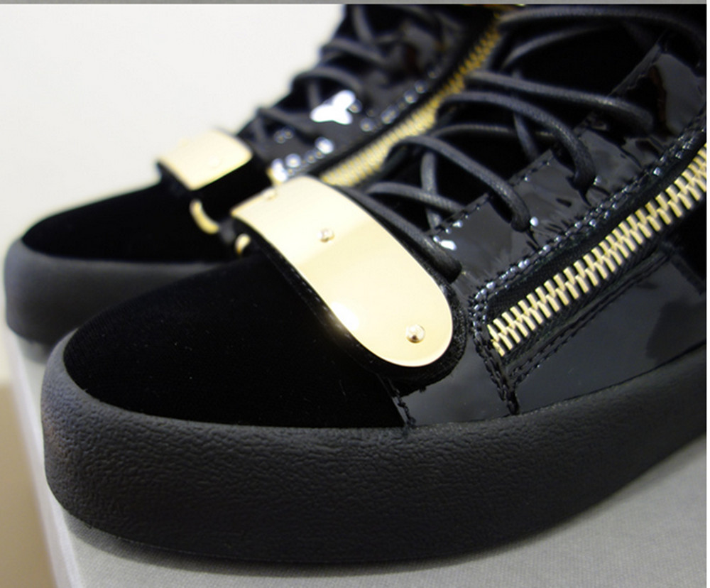 Brand Male Comfortable flock Leather Metal Men Casual Shoes Party Dress Shoes Men Flats Lace-Up Sneakers Black Color Big Size