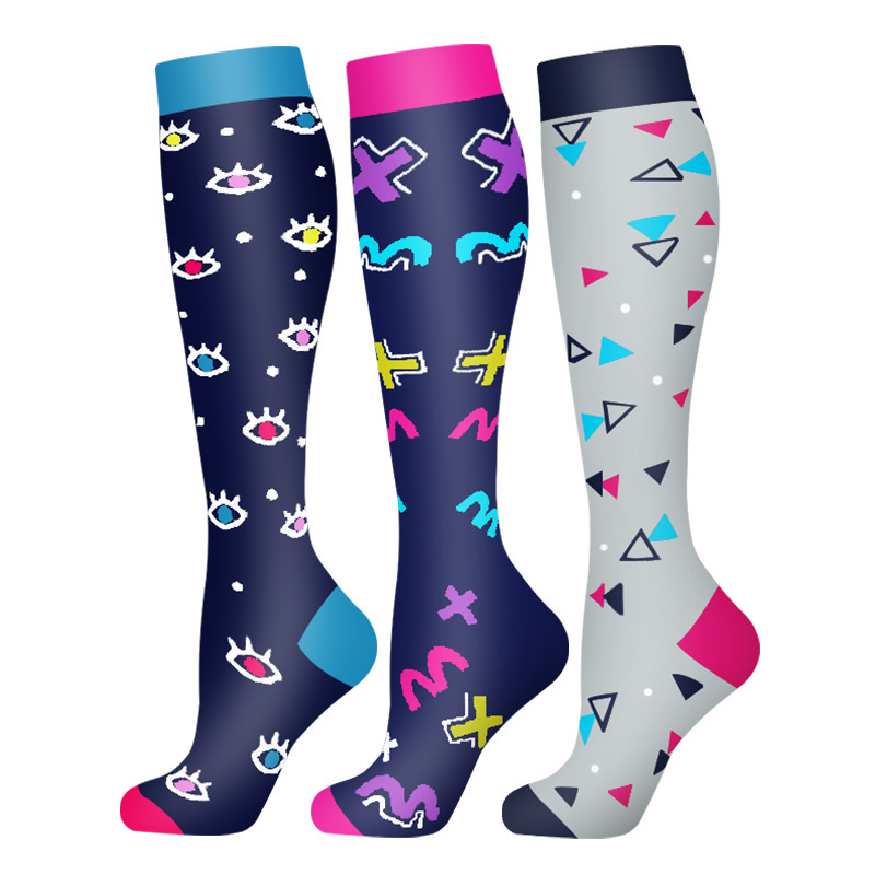 New Sock Set for Sports Long Pressure Socks, Compression Legs, Knee length