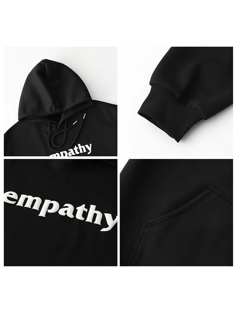 CHIC VEN Womens Sportswear Hoodie Street Clothing Warm and Casual Loose Letter Printed Wool Zipper AutumnWinter 240827