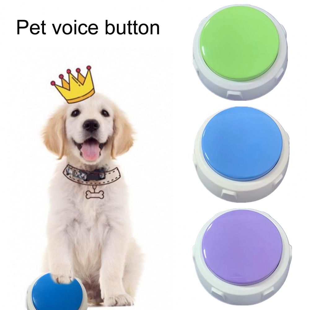 Sound Box Recordable Talking Button for Pets, Pet Training Buzzer, 30 Second Record Playback, Funny Gift