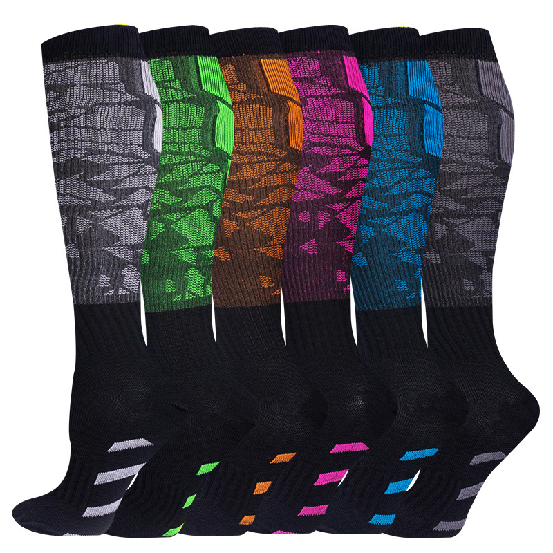 Hot selling outdoor sports men and women cycling compression pressure for nurses calf socks