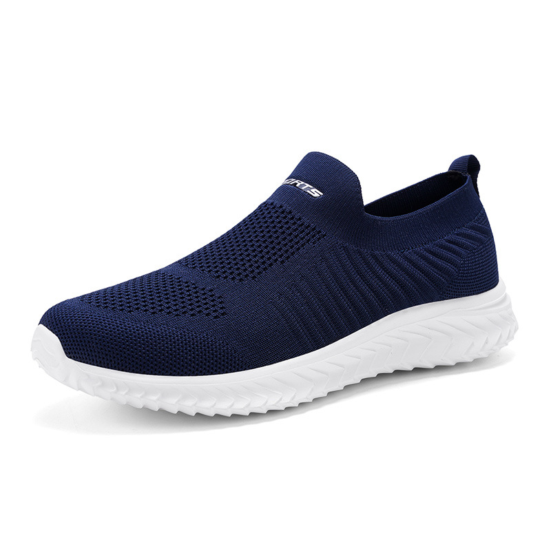 Shoes Men Vulcanize Mesh Men Shoes Lightweight Comfortable Men's Sneakers 2023 Autumn Fashion Slip On Flats Shoes Male Loafers
