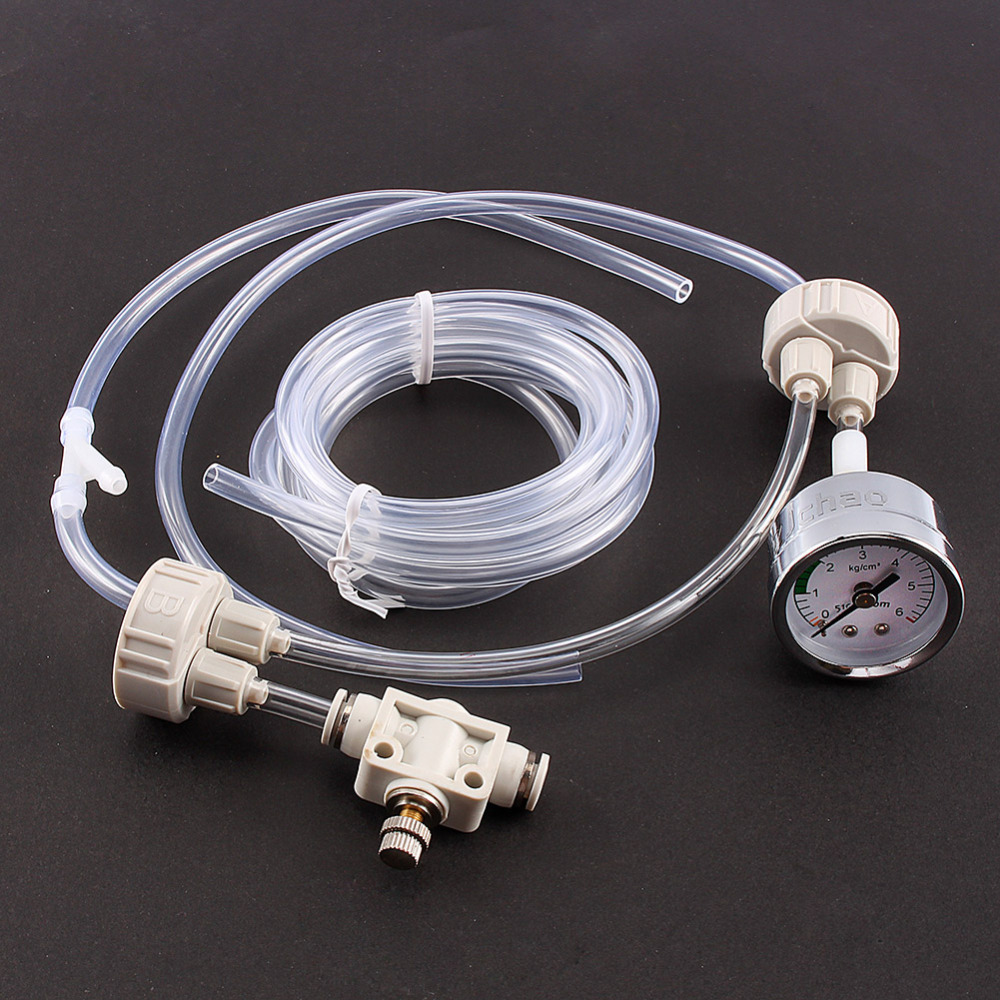 DIY CO2 Valve Diffuser Aquarium Supply Fish Tank Water Grass Homemade Carbon Dioxide Generator Kit With Pressure Air Flow Device