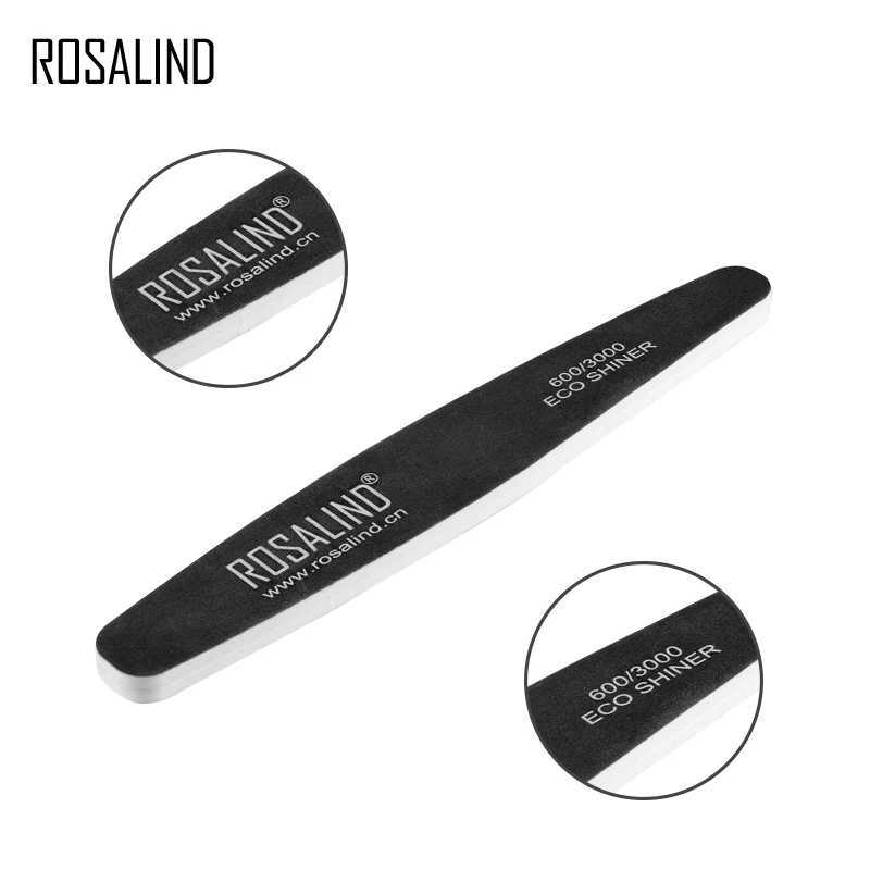 ROSALIND Nail File Nail Buffer Washable Matte Polishing Buffer Foot Therapy Nail Art Tool 1 piece W240829