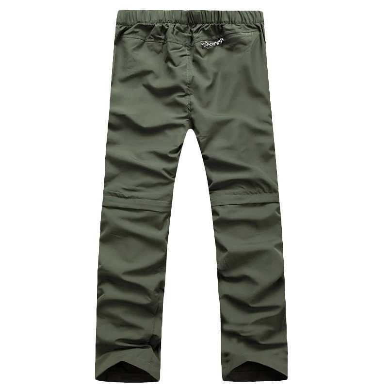 Quick drying pants for men detachable casual long breathable pants mens UV resistant pants active military Trouser Plus size S-XXXL W240829