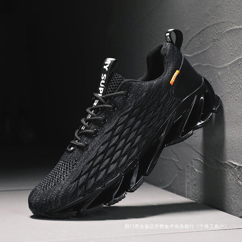 Thick Casual Sports Men 2024 New Breathable Mesh Men'S Lightweight Outdoor Lawn Fashion Running Shoes