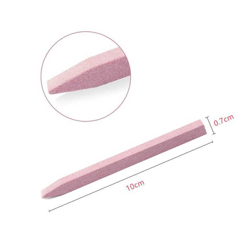 4 nail files cuticle removal nail stone trimmer buffer solution dead skin rubber nails push handle polishing foot care tools W240829
