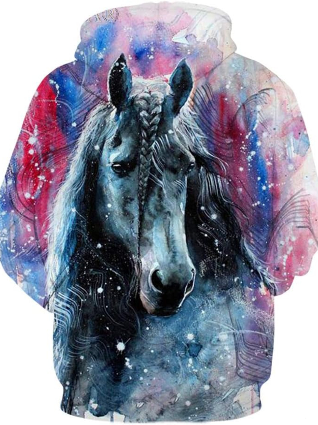 Hoodie for Mens 3D Horse Printed Horse Hoodies Sweatshirts Pullover Graphic Hoodies sweatshirt Pullover