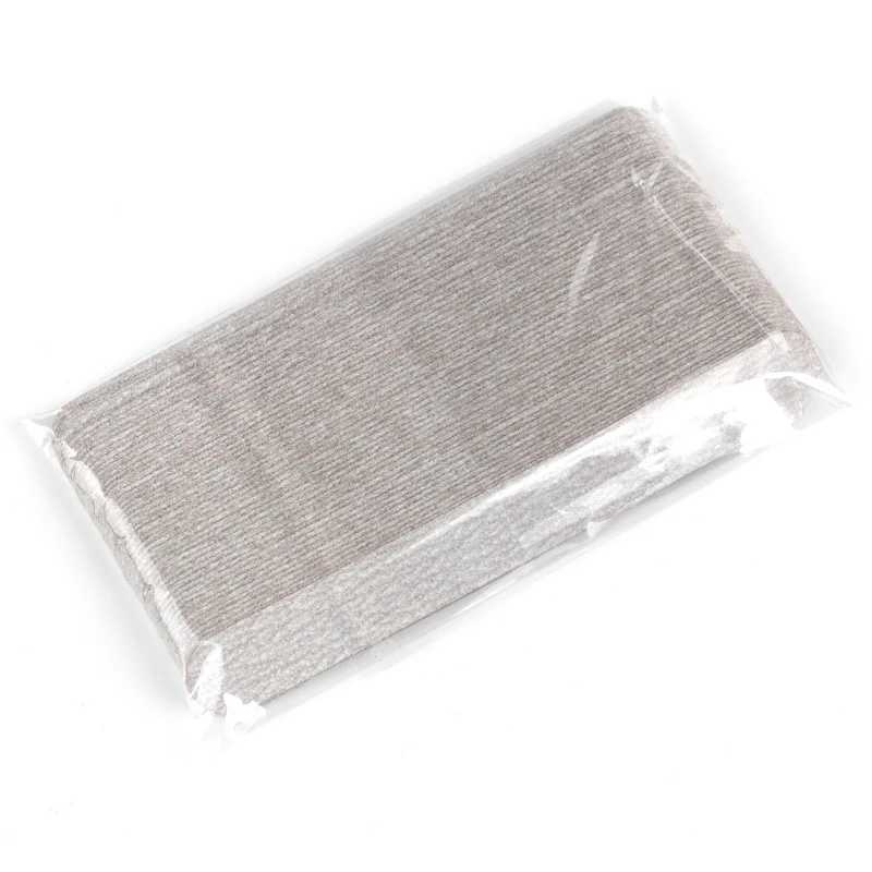 100/200Pcs 13.5CM mini replaceable nail file self-adhesive detachable sandpaper pad metal handle 100/180/240 sandpaper buffer plate W240829