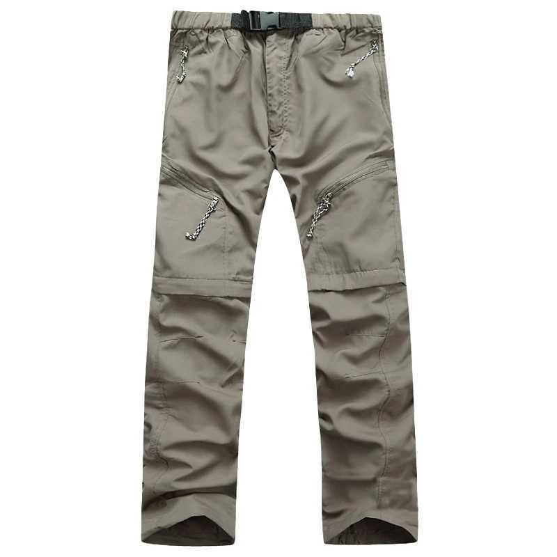 Quick drying pants for men detachable casual long breathable pants mens UV resistant pants active military Trouser Plus size S-XXXL W240829