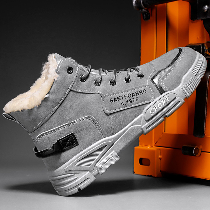 Winter Autumn Casual Shoes For Quality Men High Top Sneakers New Fashion Platform Ankle Boots Working Outdoor Booties Atos New De Hombre Cf8a Platm