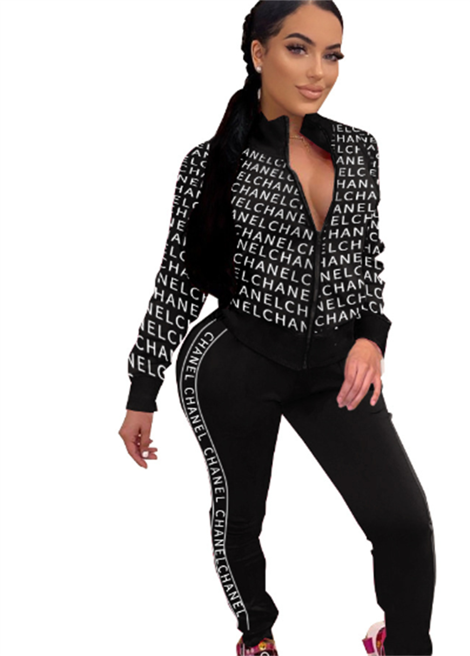Designer Tracksuits Womens Hoodie Fashion Long Sleeve Zipper Jacket Jogger Outfits Oversized Sweatshirt Sweatpants 2 piece set women clothes