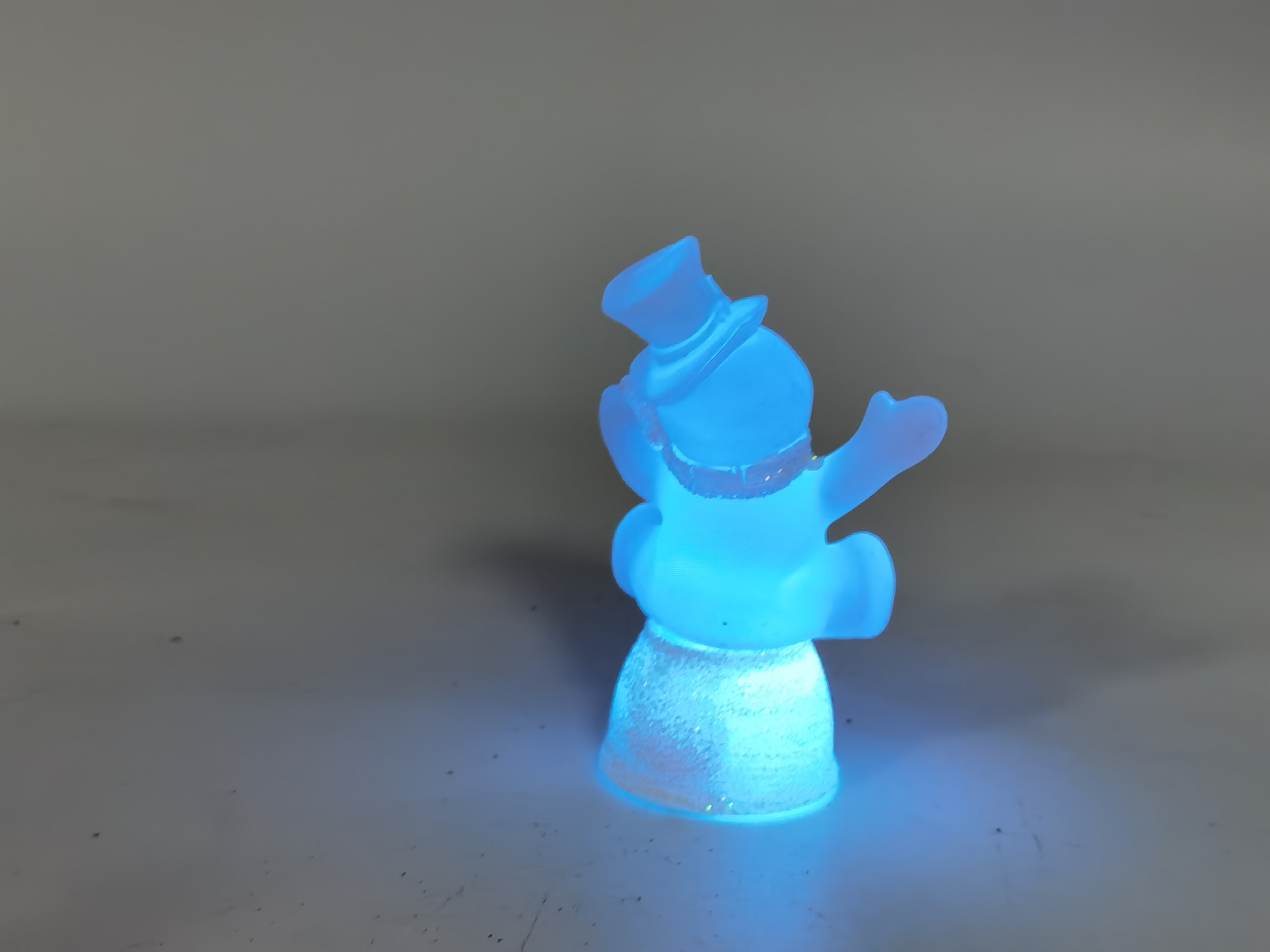 Christmas Snowman standing posture LED night light small decoration 4-piece set