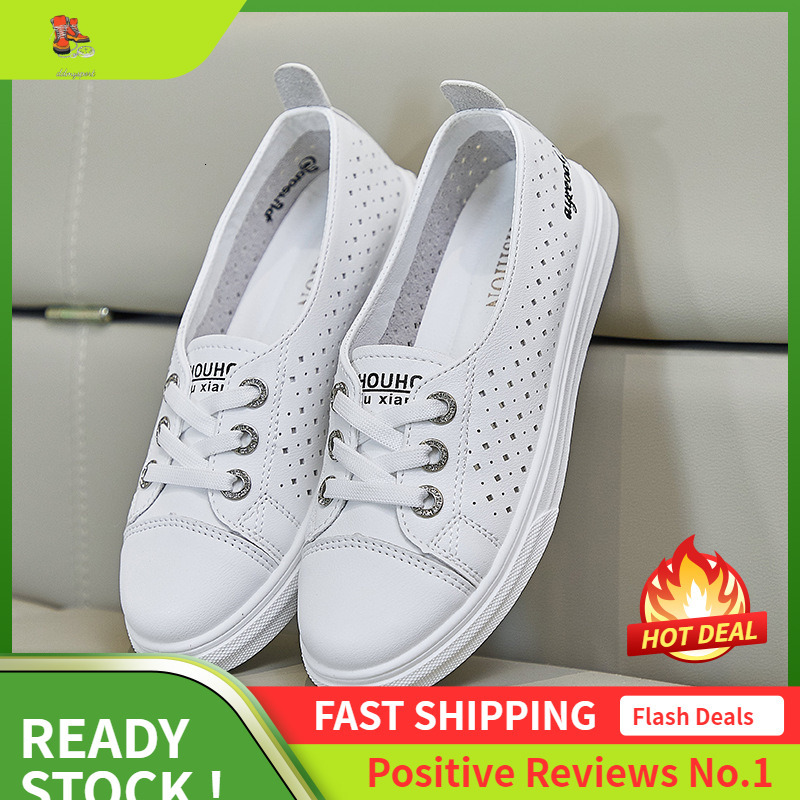 Ddmysports Summer New Little White Female Ollow Breathable Student Board Casual Shoes Increase Eight Instagram Street Shoot DA OUTDOOR