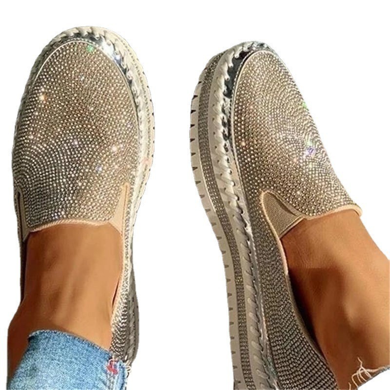 Women's 2022 Fashion Flats Rhie Bg Sewing Platform Loafers Casual Comfortable Female Shoes