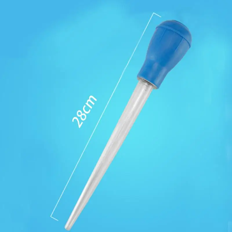 Aquarium straw cleaning manure suction device fish tank straw cleaning tool manual mini straw filter pump 28cm