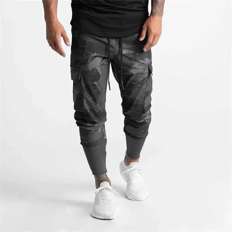 Y2K Techwear mens gym jogging black pants mens sports pants casual goods mens tight pants W240829