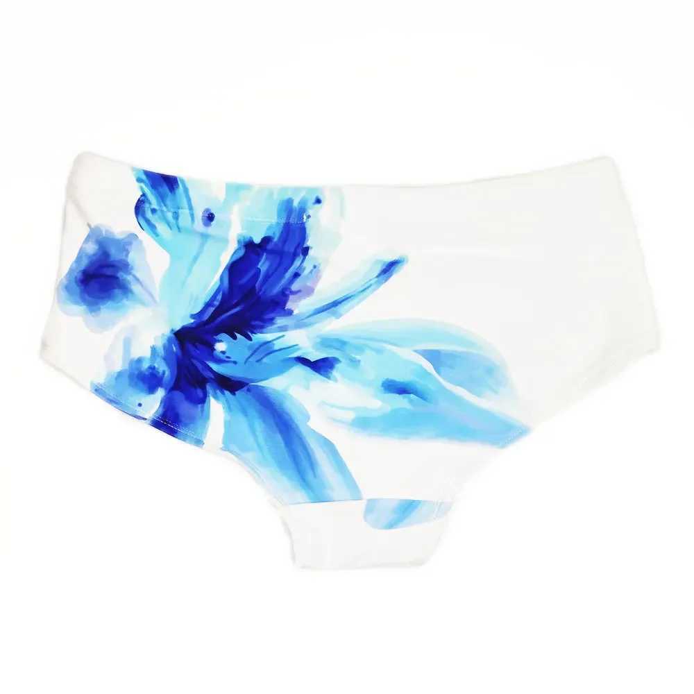 Mens swimsuit boxing shorts sexy swimsuit beachwear shorts traditional cut swimsuit surfing Sunga bikini cuecas zwembroek white W250214