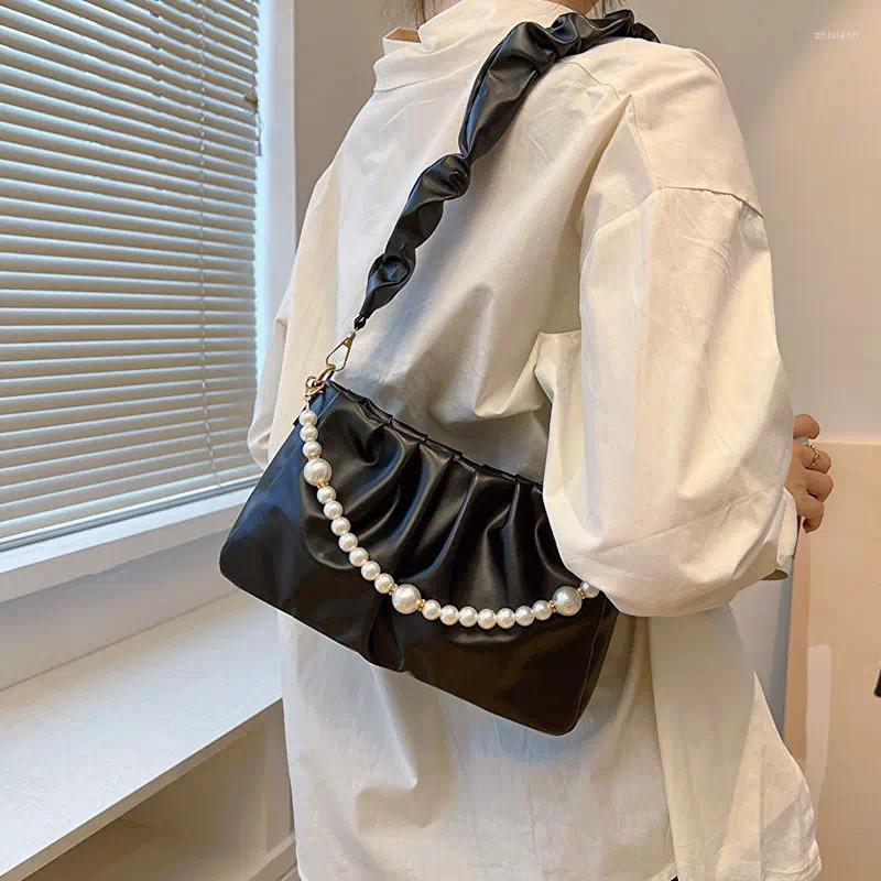 2025 NEW Shoulder Bags Niche Design Bag Female Foreign Style Crossbody Single Armpit Cloud zhanyishengli