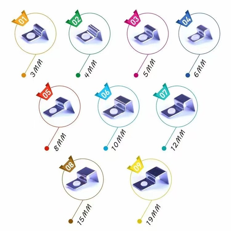 4Pcs/lot Aquarium Accessories Stainless Steel Fish Tank Glass Cover Support Non-Slip Holders Universal Lid Clips 5-19mm