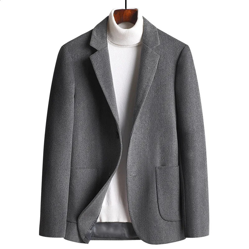 MRMT Casual Set Autumn/Winter Thick Wool Set Mens Trend Ultra Thin Wool Small Set Mens Nizi Coat Top 240829