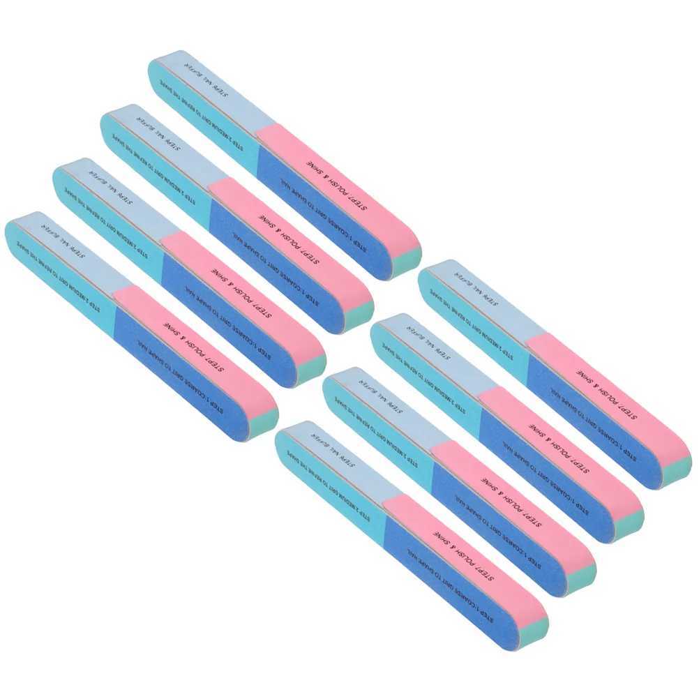8 nail files professional 6-sided 7-step nail buffer block female polishing tool W240829