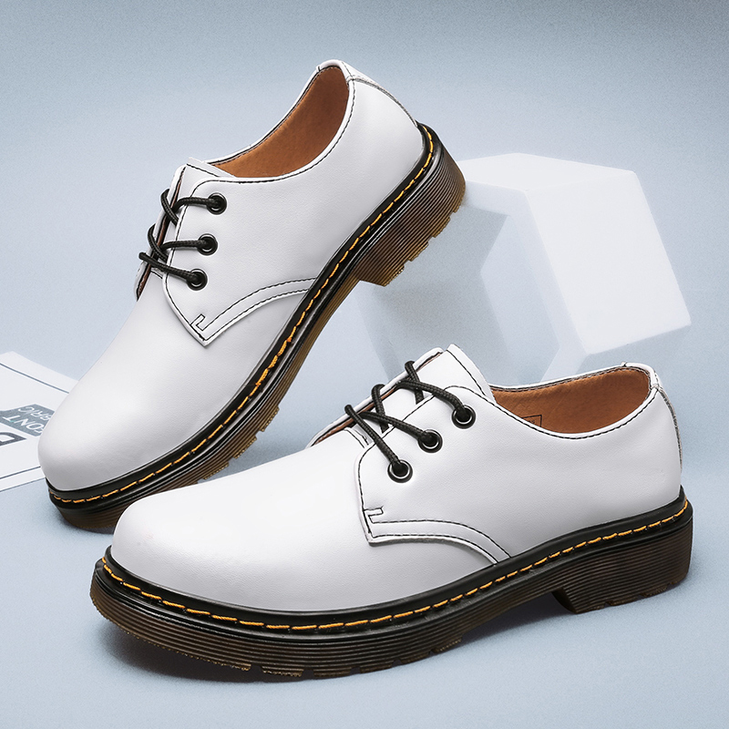 Luxury Brand Outdoor Work Shoes Thick Bottom Versatile Oxford Shoes Lace Up Safety Shoes Beef Outsole Comfort Soft sole Casual