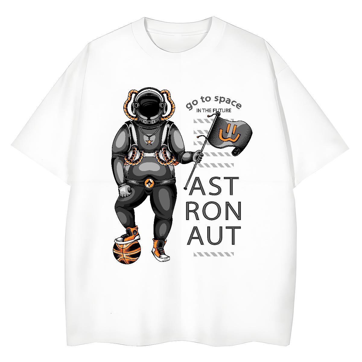 Designer Nice Women Tshirts 230g Pure Cotton universe Home Outdoor Women T Shirts Short sleeve Soft DIY Anime Printed Wear